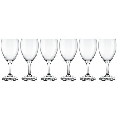 Conjunto de Taças para Água Windsor 300 ml 6 Peças Nadir Transparente