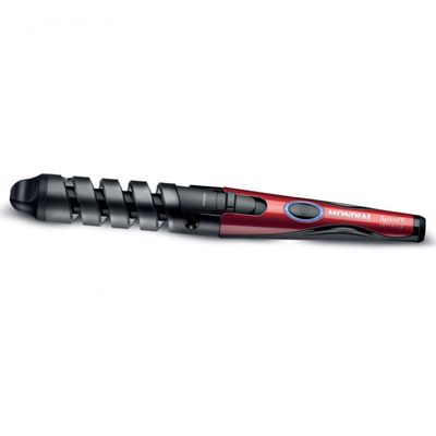 Modelador de Cachos Mondial Spiral Infinity EM-05 com Cabo Giratório 200°C Preto com Vermelho / Bivolt