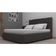 Cabeceira para Cama Box Casal e Queen Bartira Diplomata com Revestimento em Finish Foil Preto