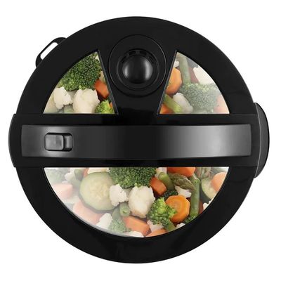 Panela Elétrica de Arroz Philco PH5 Visor Glass 400W com Capacidade de 5 Xícaras Preto com Inox / 220V