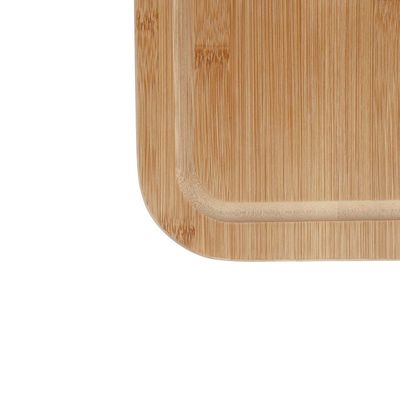 Conjunto Churrasco Bamboo Tábua Retangular 30cm x 50cm