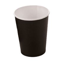 Copo de Papel Silver Liso Preto com 10 Unidades