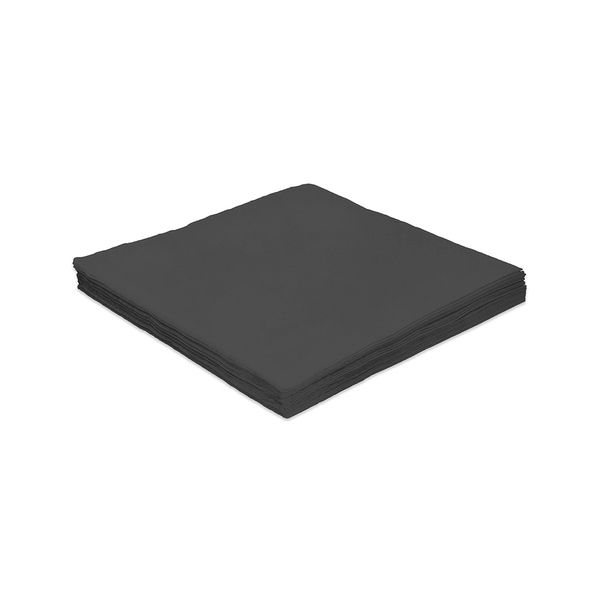 Guardanapo Silver Preto 35x35cm com 20 Folhas