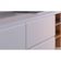 Rack Colibri Noronha 180cm para TV de Até 70 Polegadas Off White Matte/Freijó
