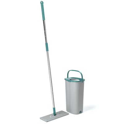 Mop Lava e Seca FlashLimp com Balde 5.5L e Refil Cinza com Verde