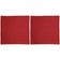 Conjunto de Guardanapos Wolff Mesa Algodão 2 Peças Vermelho