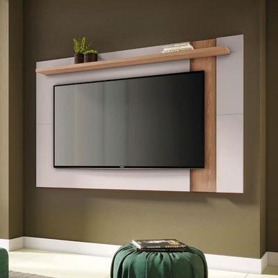 Painel Home Maceió 4 Prateleiras 4 Nichos para Tvs até 65 Polegadas Colibri n/a