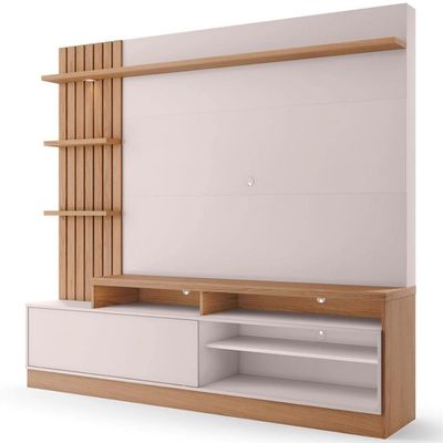 Painel Home Maceió 4 Prateleiras 4 Nichos para Tvs até 65 Polegadas Colibri n/a