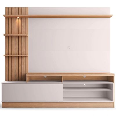 Painel Home Maceió 4 Prateleiras 4 Nichos para Tvs até 65 Polegadas Colibri n/a
