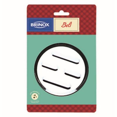 Conjunto de Descansa Copos Brinox Beli em Aço Inox - 6 Peças Inox