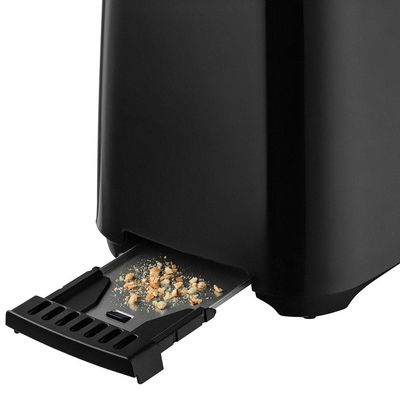 Torradeira Mondial Pratic T-18 com 6 Níveis de Tostagem Preto e Prata / 220V