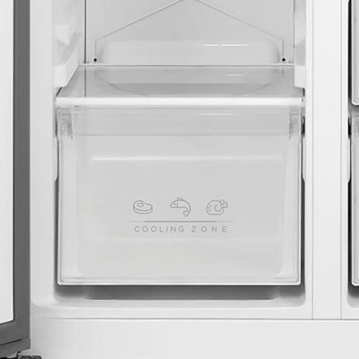 Geladeira Side by Side MDR-S598FGA041 Frost Free Painel Touch Função Turbo 442L Midea Inox / 220V