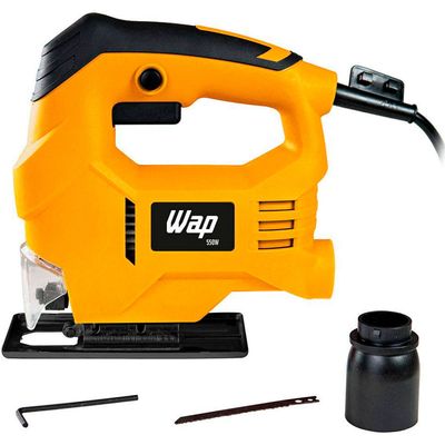 Serra Tico-Tico Wap ESTT 550 Rolamentada 550 W com Lâmina de Corte Amarelo com Preto / 110V