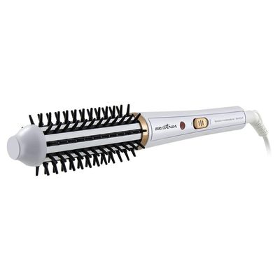 Escova Modeladora Britânia BEC04 2 em 1 Branco / Bivolt