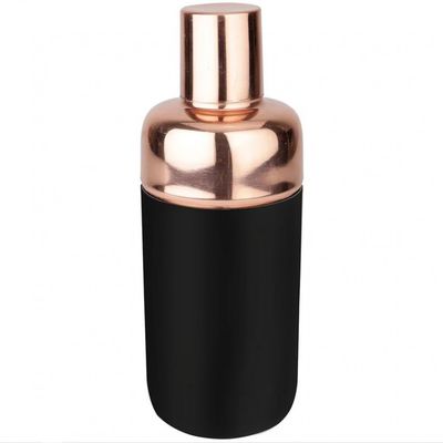 Coqueteleira Fracalanza 28715 500 ml em Metal Preto com Cobre