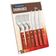 Conjunto de Talheres Tramontina Polywood 12 Peças Inox com Marrom