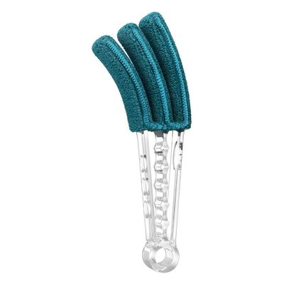 Limpa Persianas em Microfibra com Refis FlashLimp Verde Esmeralda e Transparente