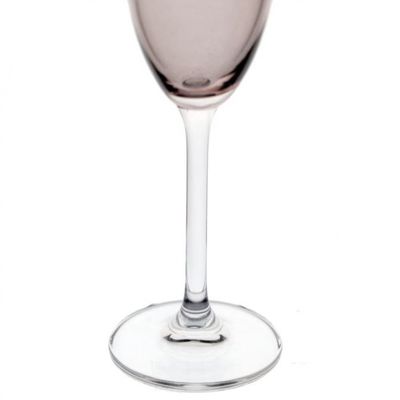 Conjunto de Taças para Champanhe Bohemia Gastro 220ml 6 Peças Fumê
