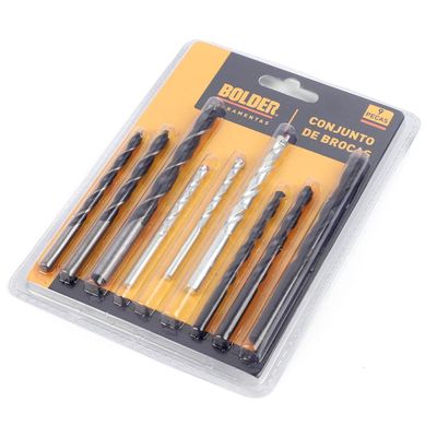 Conjunto de Brocas 9 Peças Bolder