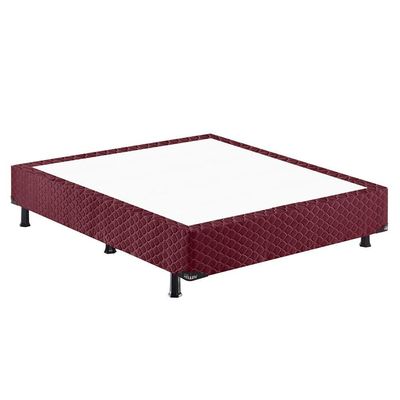 Cama Box Casal Hellen Strong 62x138x188cm Bordô n/a