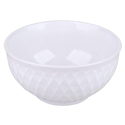 Bowl de Cerâmica 450ml Cazza Branco Branco