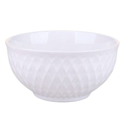 Bowl de Cerâmica 450ml Cazza Branco Branco