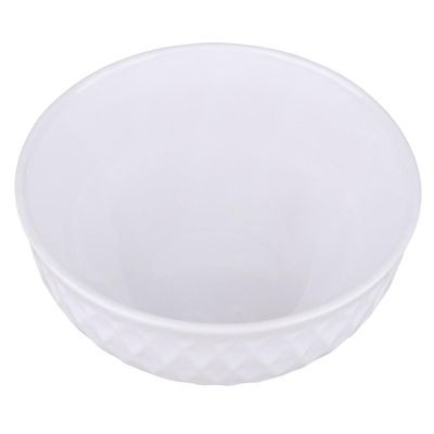 Bowl de Cerâmica 450ml Cazza Branco Branco