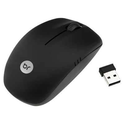 Mouse sem Fio USB Bright 0404 Preto Preto