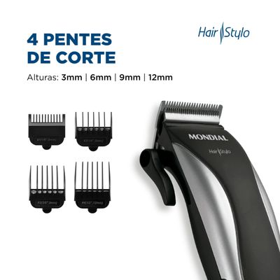 Máquina de Cortar Cabelo Mondial Hair Stylo CR-02 127V 220V