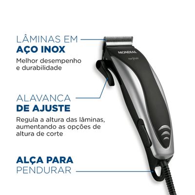 Máquina de Cortar Cabelo Mondial Hair Stylo CR-02 127V 220V