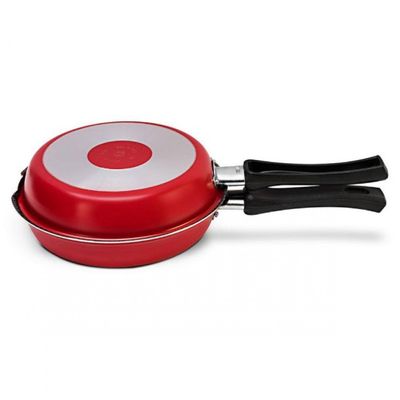 Frigideira Dupla Multiflon Paprika Antiaderente Ultra 7 18 cm Vermelho