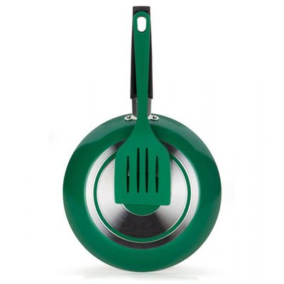 Frigideira Color Pop Multiflon com Espátula 22cm Verde