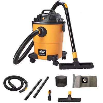 Aspirador de Pó e Água GTW Inox 20 1600W Wap Amarelo com Preto / 220V