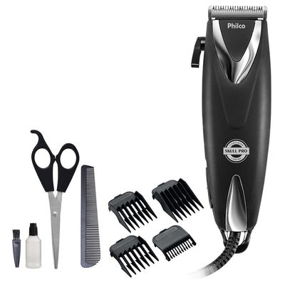 Máquina de Cortar Cabelo Philco PCR12CR Preto 127V 127V