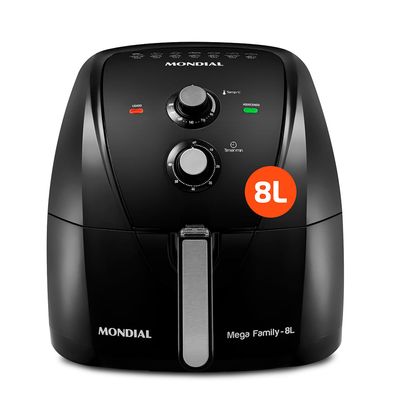 Fritadeira Sem Óleo Air Fryer 8L Mondial Preto - AFN-80-FB 127V