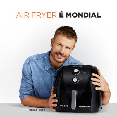 Fritadeira Sem Óleo Air Fryer 8L Mondial Preto - AFN-80-FB 127V