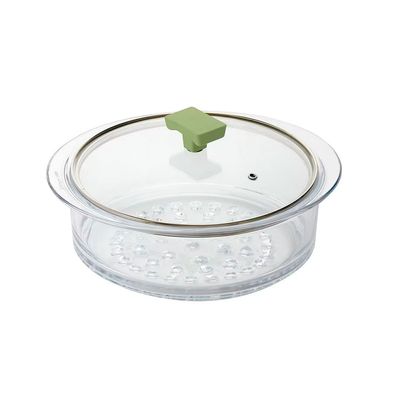 Vaporeira Steamer em Vidro Ghidini Vera - 24 cm Transparente