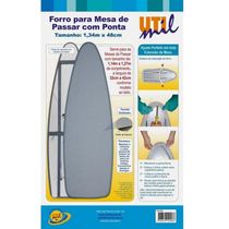 Forro para Mesa de Passar Ponta Utimil TM008 em Tecido Metalizado/Térmico