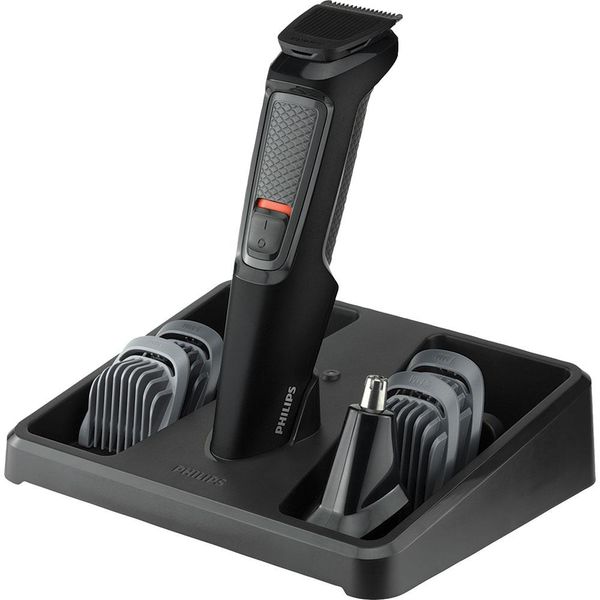 Conjunto de Aparador de Pelos Recarregável Philips 6 em 1 Multigroom MG3711/15 Bivolt Bivolt