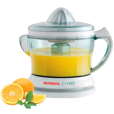 Espremedor de Frutas Turbo Citrus E01 25W Mondial Branco / 110V
