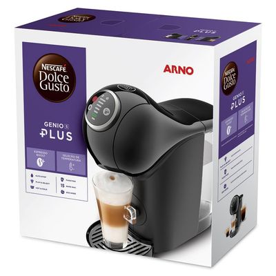 Cafeteira Expresso Arno Dolce Gusto Genio S Plus DGS2 Preto / 220V