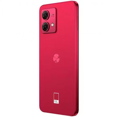 Smartphone Motorola Moto G84 5G Viva Magenta Vegan Leather 256GB, 8GB RAM, Tela de 6.5 Rosa
