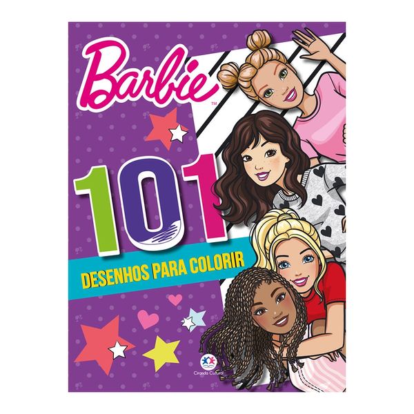 Livro 101 Primeiros Desenhos Ciranda Cultural Barbie
