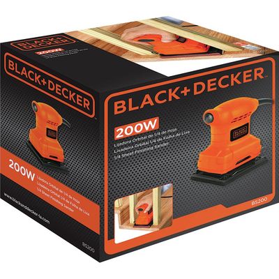 Lixadeira Orbital 200W Black & Decker BS200 com Punho Ergonômico 127V 127v (110v)