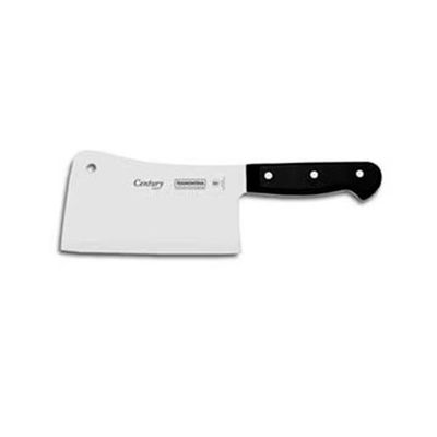 Cutelo Tramontina Century Lâmina 6 com Fio Liso Preto com Inox
