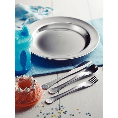 Conjunto Talheres Infantil Tramontina Le Petit Menino Inox - 3 Peças Inox