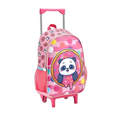 Mochila de Rodinhas Infantil Seanite Gato Panda 16" - Item Sortido