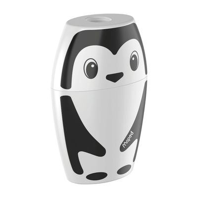Apontador Escolar Maped Shakky Panda/Pinguin - Item Sortido