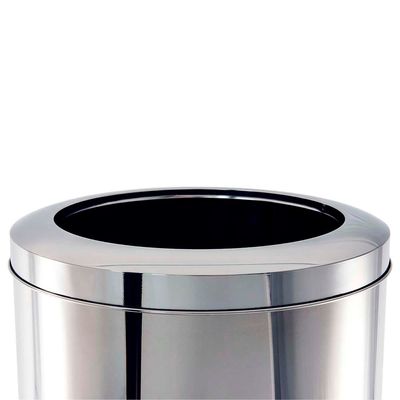 Lixeira Brinox com Aro 3033-210 em Aço 47 Litros Inox