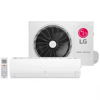 Ar-Condicionado Split LG Dual Inverter Voice S3-Q12JA31KFrio 12.000 BTUs - 220V Branco / 220V
